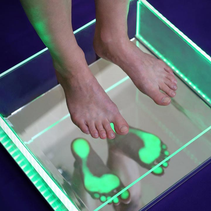 Podoskop - meranie chodidla